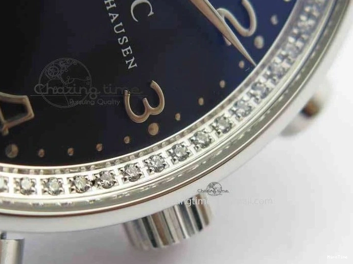 MIROTIME 0415 Portuguese IW3714 Diam ZF V2 1:1 Best Edition Black Dial On Black Leather Strap A79350 (Slim Movement) Lightweight 7245